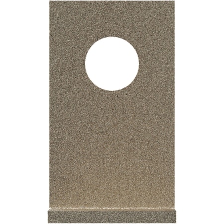 Ekena Millwork Barnfold Anti-Jump Block, White Bronze GB6007MJWZ